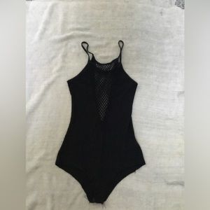 Black Bodysuit Jumpsuit (Small)